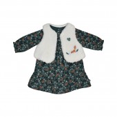 ROBE GILET SANS MANCHES MONA VELOURS COTELE