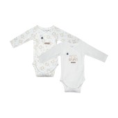 Lot de 2 bodies Roann manches longues