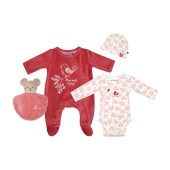 SET NAISSANCE SCARLETTE MAILLE MANCHES LONGUES