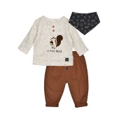 Ensemble tshirt pantalon et bavoir Pancho