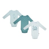 Lot de 3 bodies paulus manches longues 