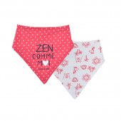 LOT DE 2 BAVOIRS BANDANAS ERICA