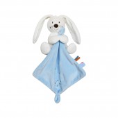 DOUDOU MOUCHOIR XL LAPIN VELOURS DOUX