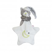 DOUDOU MOUCHOIR MAGIDOUX CHAT VELOURS DOUX