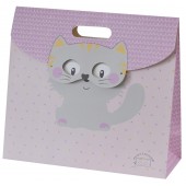 SAC CADEAU A RABAT ROSE "CHAT"