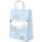 SAC CADEAU BLEU SUCRE D'ORGE