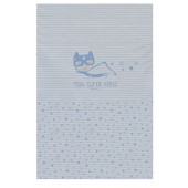 HOUSSE DE COUETTE BEBE BLEUE