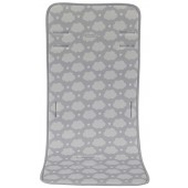 MATELAS DE POUSSETTE GRIS