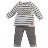 ENSEMBLE PANTALON GARÇON RAYE