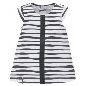 ROBE BEBE FILLE BLANC/NOIR