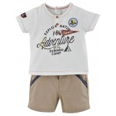 T SHIRT ET SHORT TOILE BEBE GARCON