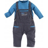ENSEMBLE SALOPETTE GARCON ANTHRACITE