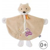 DOUDOU ATTACHE TETINE RENARD