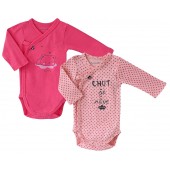 LOT DE 2 BODIES NAISSANCE PREMA/6 MOIS MODELE ASTRID