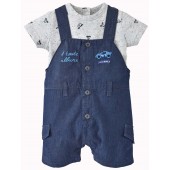 ENSEMBLE T SHIRT SALOPETTE COURTE AYMERIC