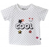 T SHIRT A POIS FILLE 2/8 ANS AFIA