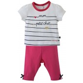 TEE SHIRT ET LEGGING COURT AMARINE SUCRE D'ORGE