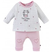ENSEMBLE SWEAT + PANTALON BADRIA SUCRE D'ORGE