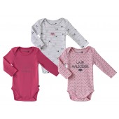 LOT DE 3 BODY FILLE CLAIRE SUCRE D'ORGE