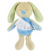CAJOU DOUDOU LAPIN CIEL