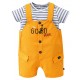 T-shirt & salopette courte CESAIRE -Sucre d'Orge - P-007271