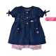 ROBE EN JEAN BLOOMER ELEA Sucre Orge