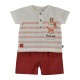 TEE SHIRT BERMUDA ROUGE EDMOND Sucre Orge