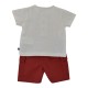 TEE SHIRT BERMUDA ROUGE EDMOND Sucre Orge