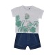 TEE SHIRT BERMUDA EN JEAN EDOUARD Sucre Orge