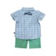 CHEMISE ET BERMUDA BEBE EVRARD Sucre Orge