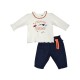 TSHIRT PANTALON MERYEM Sucre Orge