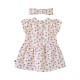 ROBE BEBE + BANDEAU ELENA Sucre Orge