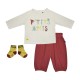 TSHIRT PANTALON CHAUSSETTES NILS Sucre Orge