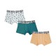 LOT DE 3 BOXERS MEWEN Sucre Orge