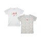 LOT DE 2 TEE SHIRTS JUSTINA Sucre Orge