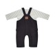 TSHIRT SALOPETTE MATHIS LONG BEBE Sucre Orge