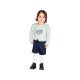 TEE SHIRT JESSICA INTERLOCK MANCHES LONGUES ENFANT Sucre Orge