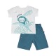 TSHIRT BERMUDA OLIVIER Sucre Orge