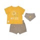 TSHIRT SHORT BAVOIR LEO Sucre Orge