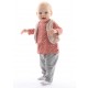 TUNIC GILET SS MCHES PANTALON PETRA Sucre Orge