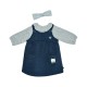 CHEMISIER ROBE BANDEAU MAE MOLLETON BEBE Sucre Orge