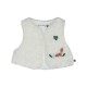 ROBE GILET SS MCHES MONA VELOURS COTELE BEBE Sucre Orge