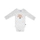 LOT DE 3 BODIES MAEL MANCHES LONGUES BEBE Sucre Orge