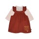 TSHIRT ROBE SALMA VELOURS COTELE Sucre Orge