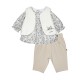 TUNIC GILET S/S MCHES PANTALON SUZIE Sucre Orge