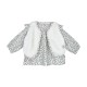 TUNIC LEGGING GILET S/S MCHES SANDY Sucre Orge