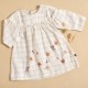 ROBE COLLANT SOLEINA TISSE TEINT MANCHES LONGUES Sucre Orge