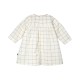 ROBE COLLANT SOLEINA TISSE TEINT MANCHES LONGUES Sucre Orge