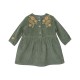 ROBE SIMONE VELOURS COTELE MANCHES LONGUES  Sucre Orge