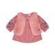 TUNIQUE LEGGING GILET S/S MCHES SARA Sucre Orge